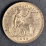 Fantastic 1890 Victoria Farthing coin with beautiful Luster Image 2