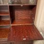 Vintage Mid-Century Dark Wood Display Cabinet / Drinks Cabinet Image 5