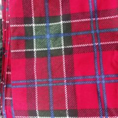 6 yards of tartan cotton fabric, have more if needed