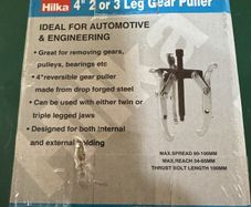 Hilka Pro-Craft Reversible Gear Puller 4" (100mm)
