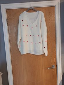 Shein Cream Jumper. New.   S.1XL- 18.