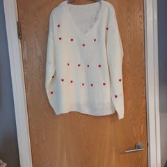 Shein Cream Jumper. New.   S.1XL- 18.