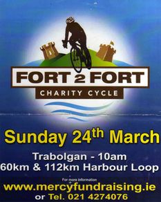 Fort 2 Fort Charity Cycle Promotional Poster