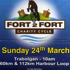Fort 2 Fort Charity Cycle Promotional Poster