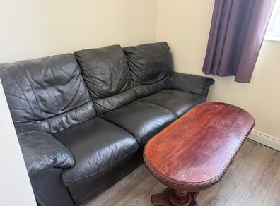 free sofa, table, free dishwasher, hob, oven, cooker
