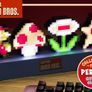 Super Mario Bros Icons Light - Officially Licensed Nintendo Sound Reactive Mode, Decorative Light Up Super Mario Figure Bedroom Accessories and Gaming Room Decor Image 4