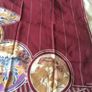 Davinci wine coloured vintage scarf Image 2