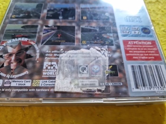 Formula One PlayStation1 Ps1 PlayStation2 Ps2 Games Original