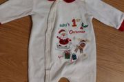 Christmas baby grow