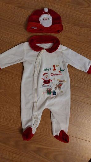 Christmas baby grow