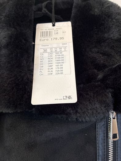 Beautiful new black suede jacket.