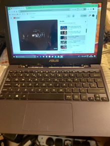 Asus Notebook PC, Model E203N, Intel Celeron CPU N3350, 1.1GHz, 2 GB Ram, 32GB Flash drive, windows 10, microsoft Edge, Chrome and VLC