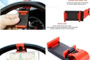 Car Steering Wheel Universal Mount Phone Holder for iPhone X 11 6 5 8 7 Samsung