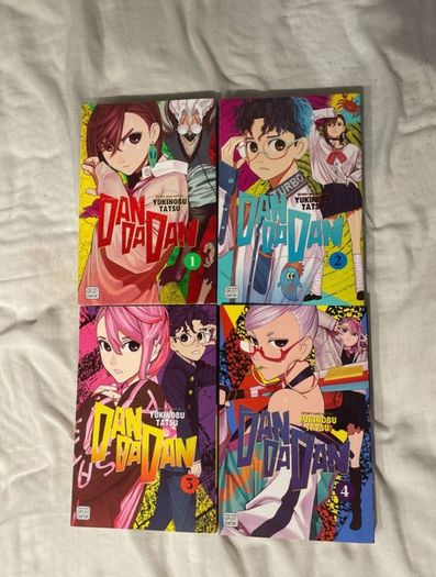 Dandadan manga volumes 1-8
