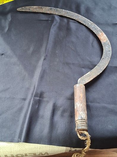 Antique Farm Hand-Forged Sickle or Reaping Hook PRICE IS FOR 1 ONLY Postage available or Collection,