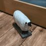 Sheep / Lamb Ornament Folk Art Sculptured Rustic Image 5