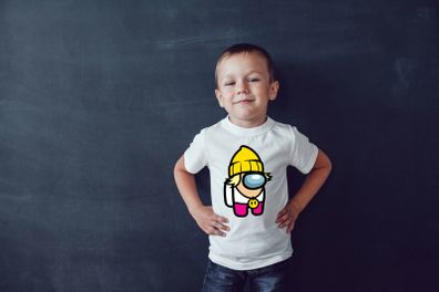 Among us Justin Bieber imposter t-shirts for adults and kids