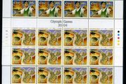 2004 Ireland Olympic Games Athens Stamps Sheetlet Plate 1A1A1A1A Mint Never Hinged (MNH)