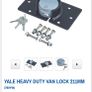Yale Heavy Duty Van Lock security door padlock shed garage Image 4
