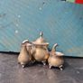 3 Piece vintage silver coffee Tea set epns Image 7