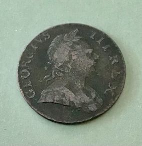 Great Britain 1773 Geo III Halfpenny