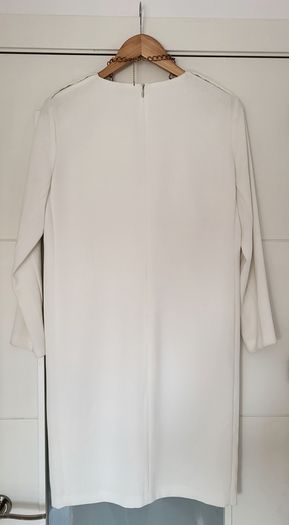 J. LINDEBERG ivory long sleeve dress Sz 40 ( Fit 10 UK) - Rrp 130 (New)
