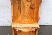 Rustic driftwood couple floating shelf / display