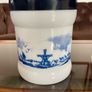 Vintage Opaline Tobacco Jar for Fantastica N V Willem II Sigarenfabrieken Valkenswaard Holland Image 5