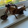 Handcrafted Harley Style Timber Bike Image 2
