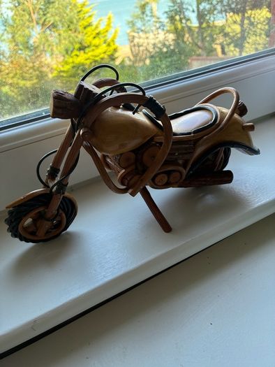Handcrafted Harley Style Timber Bike