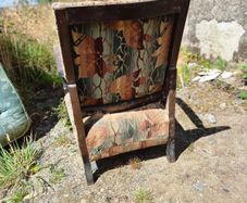 Vintage Irish Country Cottage Armchair Restoration Project / Upcycle