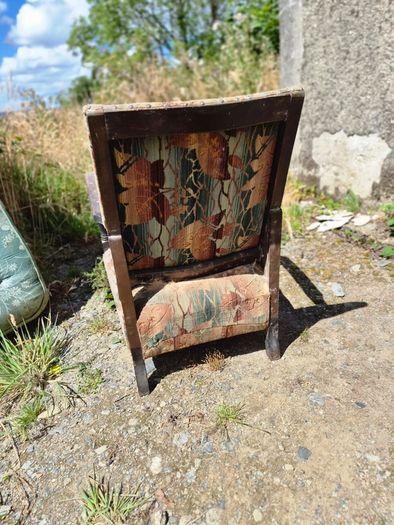 Vintage Irish Country Cottage Armchair Restoration Project / Upcycle