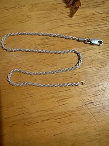 ankle chain 925 silver