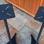 Sanus adjustable height metal speaker stands Image 5