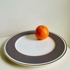 Two Villeroy and Boch Anmut Rock Grey 31cm Charger Plates New