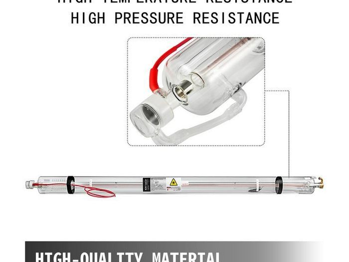 Laser Tube 130W CO2 Laser Tube 1630mm Glass Laser Tube Professional Special Coating Technology