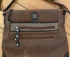 Charm & Shape Shoulder Bag - Brown