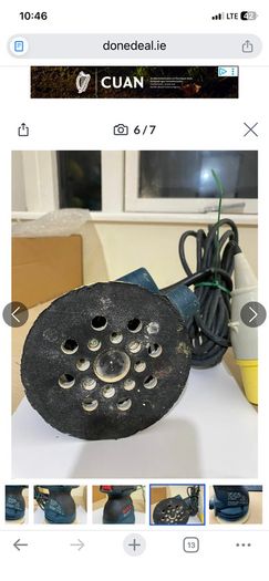 Bosch GEX 125-1 AE Professional random orbit sander.