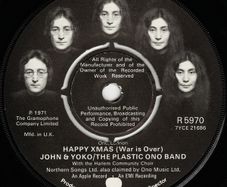 Vinyl single- John Lennon - Happy Christmas War is over