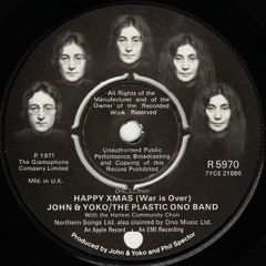 Vinyl single- John Lennon - Happy Christmas War is over