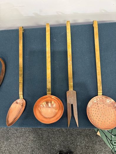 Great Set French copper UTENSIL SET