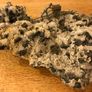 Vintage Hand-made mining pewter figures on pyrite Image 2