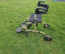 Gold colour rollator