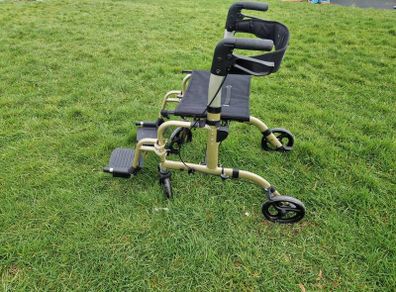 Gold colour rollator