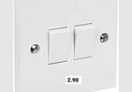 2, Gang Two Light Switches  Plus Assorted Priced Items From 2,90
