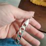 Heavy silver bracelet Image 4