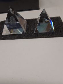 Egyptian pyramids glass