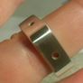 Original Sterling Silver Square Ring Image 3