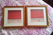 Hans Paus pair of prints framed art