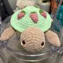 Crochet strawberry turtle plush Image 3